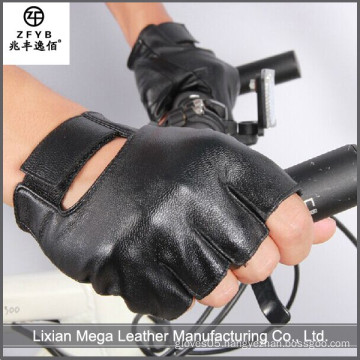 China supplier high quality stylish men's bike leather driving gloves